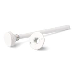 CAMBESA Fechadura cega jer branca 14 cm, 2 unidades