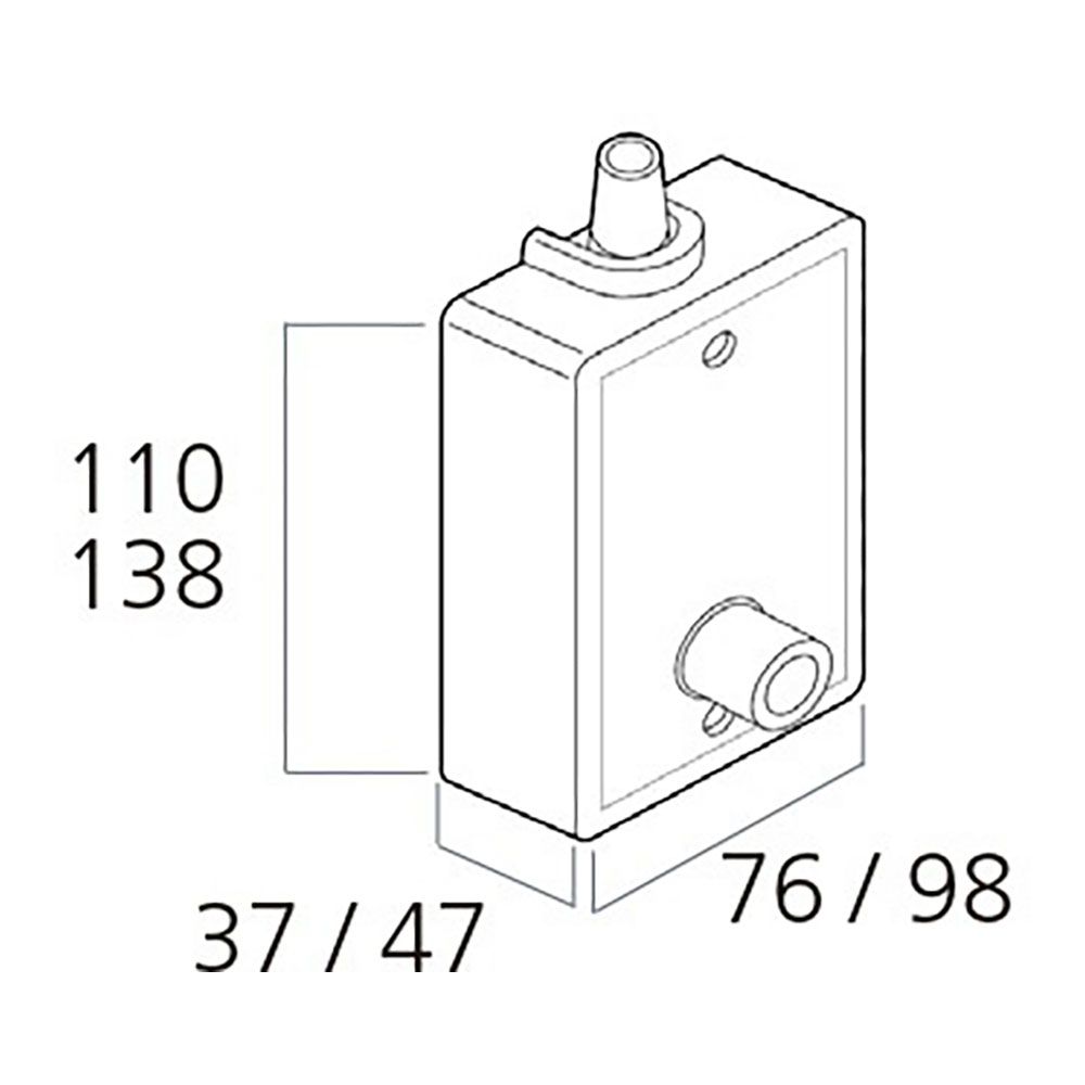 Torno embutido para 50 kg branco - Image 2