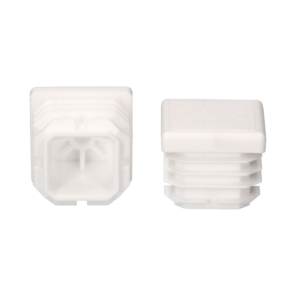 Topo sistema interior quadrada com ABA 50x50mm branco