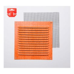 Grelha anti-mosquito alumínio 0.6 imitação faia 150x150mm (g)