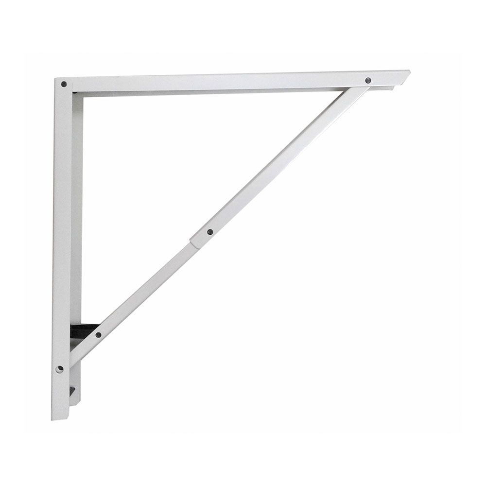 Esquadro de aço dobrável abat-plan branco 40 x 40 cm