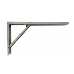 Esquadro de aço dobrável abat-table prata 30 x 52 cm