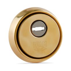 Escudo ES610L acabamento em latão. Ø64mm. ifam