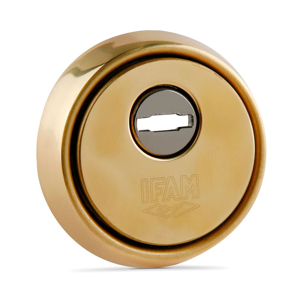 Escudo ES610L acabamento em latão. Ø64mm. ifam