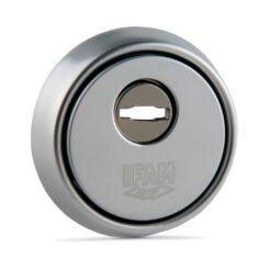 Escudo ES610CM. acabamento cromado. Ø64mm. ifam
