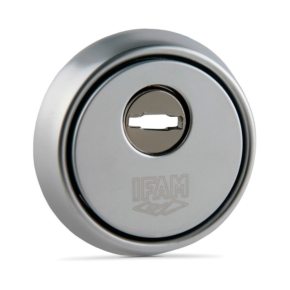 Escudo ES610CM. acabamento cromado. Ø64mm. ifam