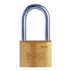 Cadeado K30al. latão. 30mm. com 2 chaves. arco longo ifam