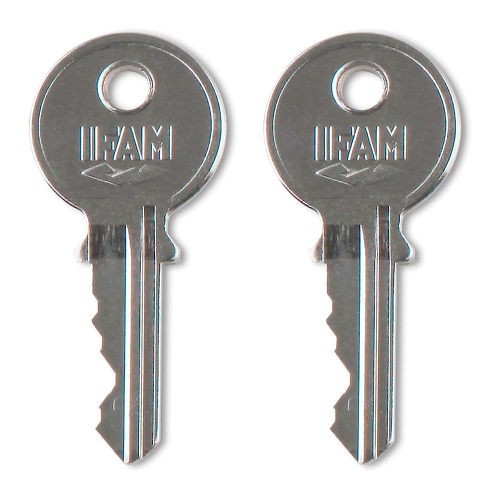 Cadeado K40. latão. 40 mm. com 2 chaves. arco normal. ifam - Image 3