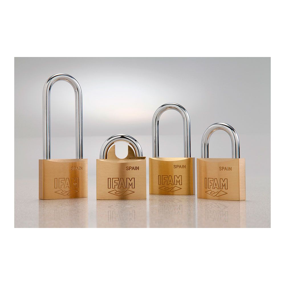 Cadeado K40. latão. 40 mm. com 2 chaves. arco normal. ifam - Image 4