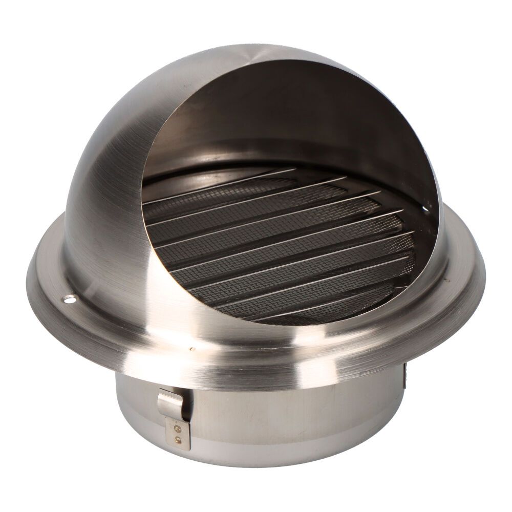 Grelha de ventilação em INOX copa de encastrar Ø100 mm