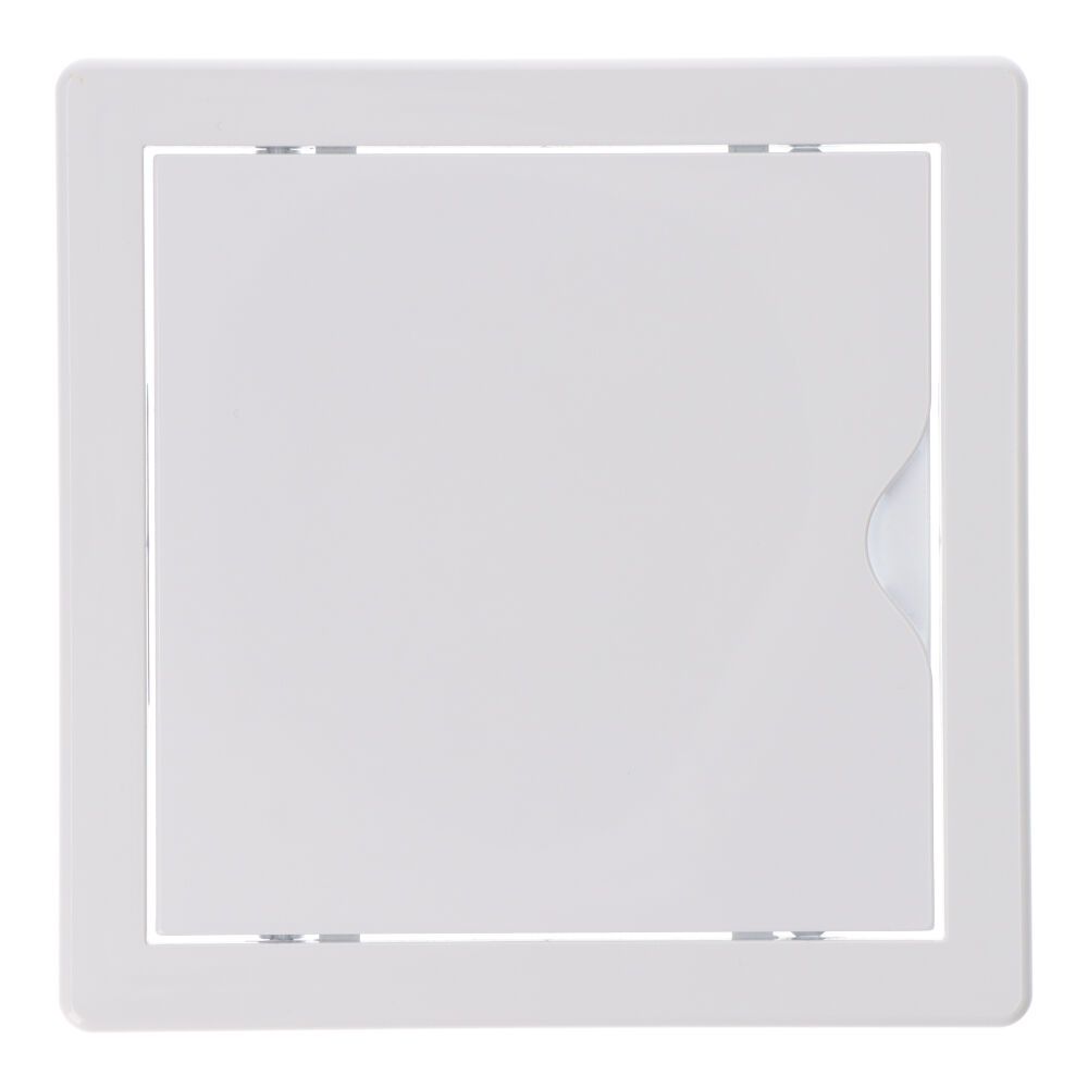 Tampa de registro quadrada de encastrar ABS 15x15cm branca