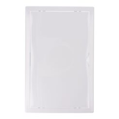 Tampa de registro rectangular de encastrar ABS 25x40cm branca