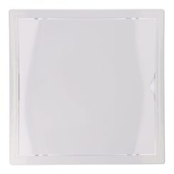 Tampa de registro quadrada de encastrar ABS 30x30cm, branca
