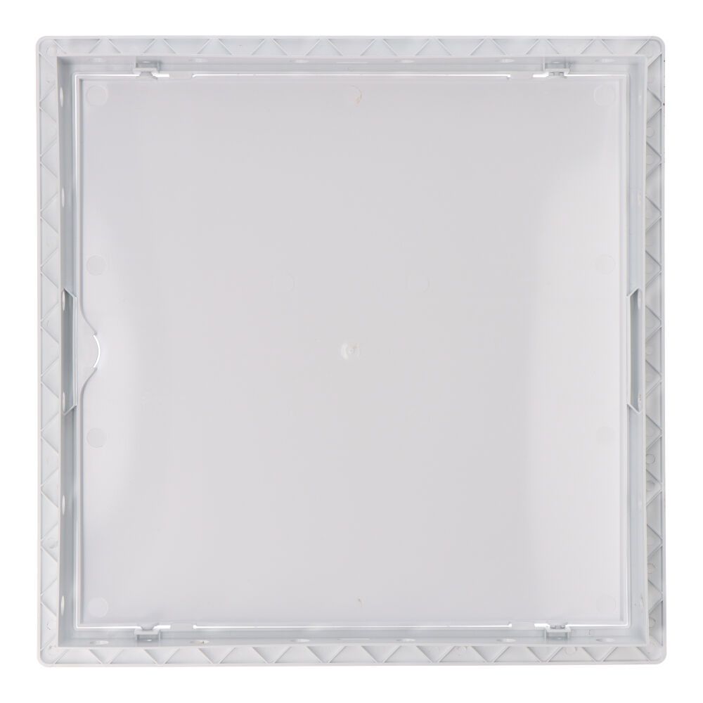 Tampa de registro quadrada de encastrar ABS 30x30cm, branca - Image 2