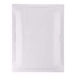 Tampa de registro retangular de encastrar ABS 30x40cm branca