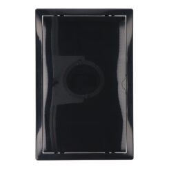 Tampa de registro retangular de encastrar ABS 25x40cm, cinzento antracite