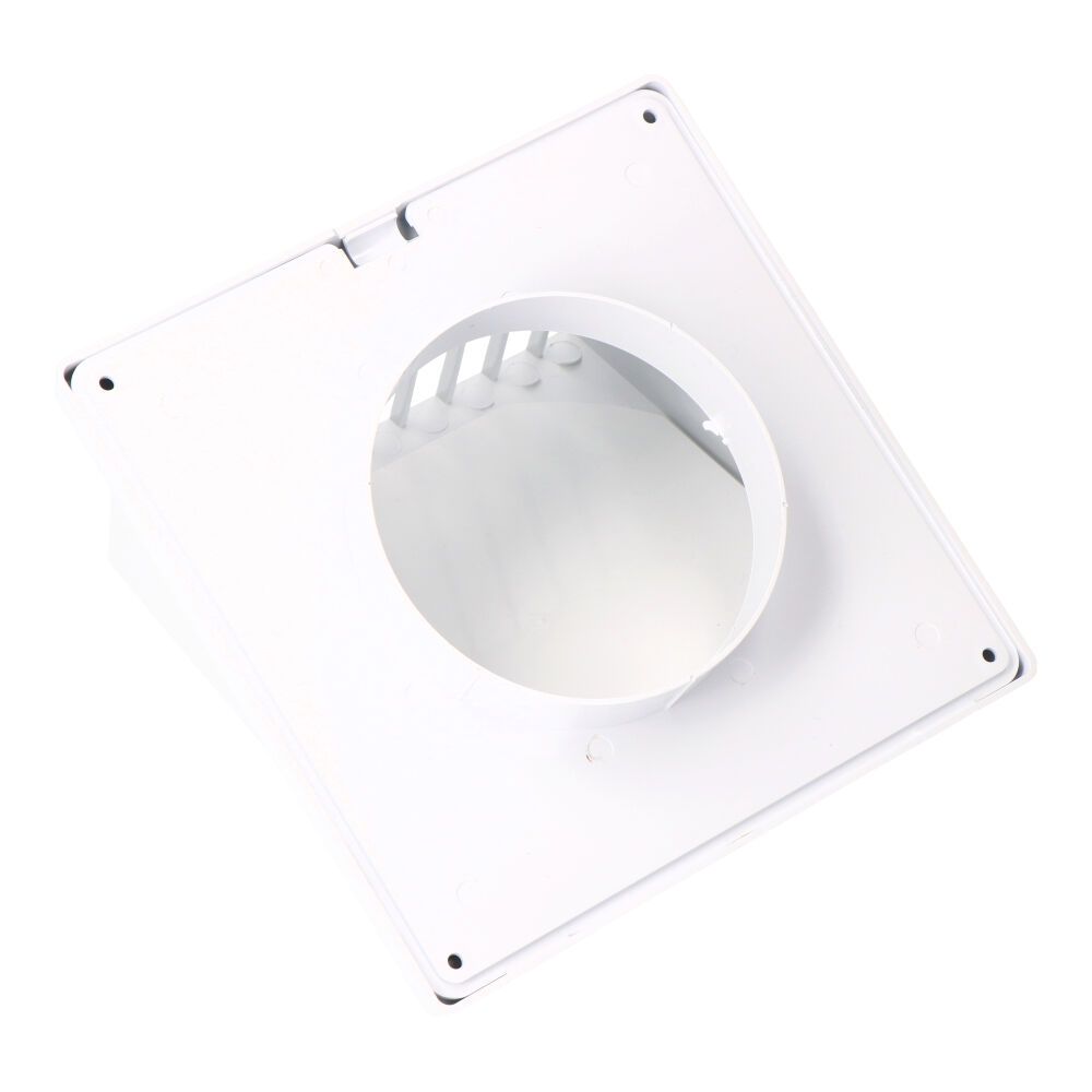 Grelha de ventilação com capa ABS ø 100mm 170x170mm branca - Image 2