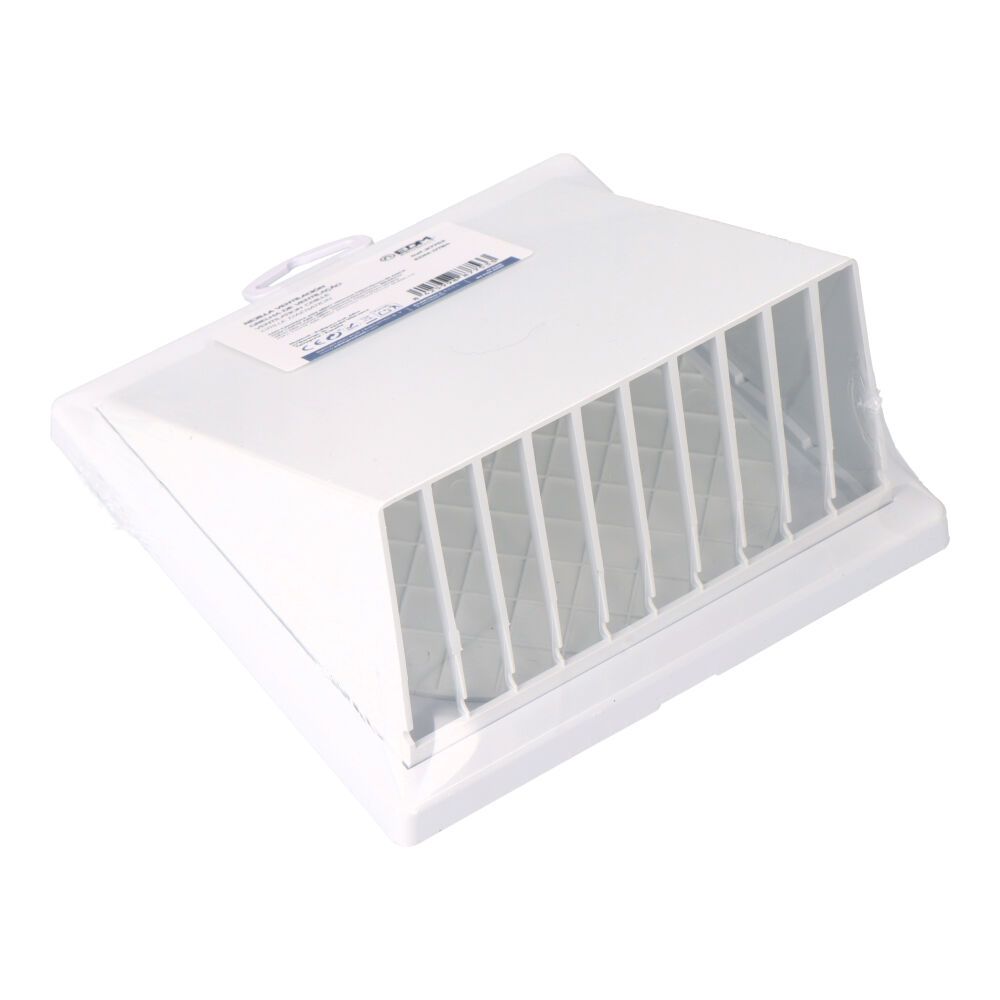 Grelha de ventilação com capa ABS ø 100mm 170x170mm branca - Image 3