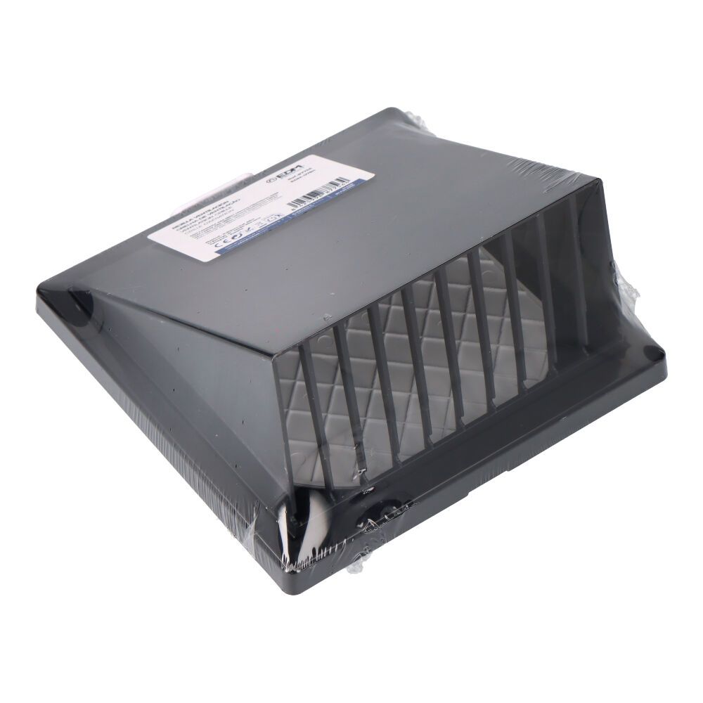Grelha de ventilação com campânula, ABS ø125 mm, cinzento antracite - Image 3