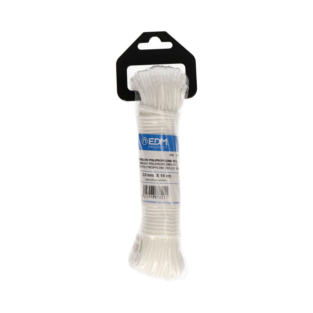 Corda trançado polipropileno trilho R.81, calibre 3 mm x 18 m - Image 2