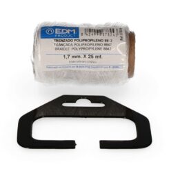 Corda trançada polipropileno 8842 branco, calibre 1,7 mm x 25 m