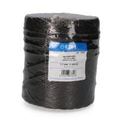 EDM Fio de ráfia preto 600/1 bitola 1,7 mm x 420 m