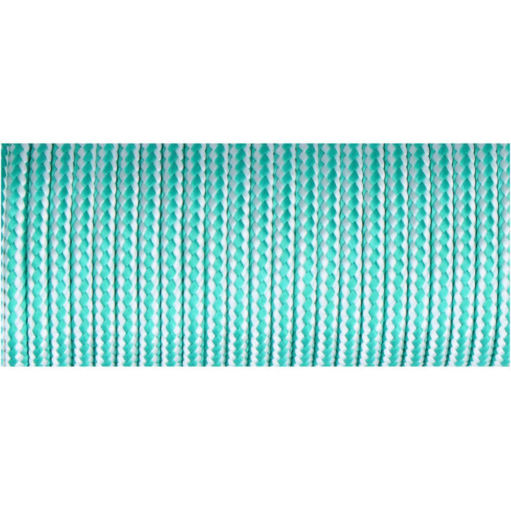 Corda trançada polipropileno verde / branca, calibre 4,5 mm x 25 m - Image 2