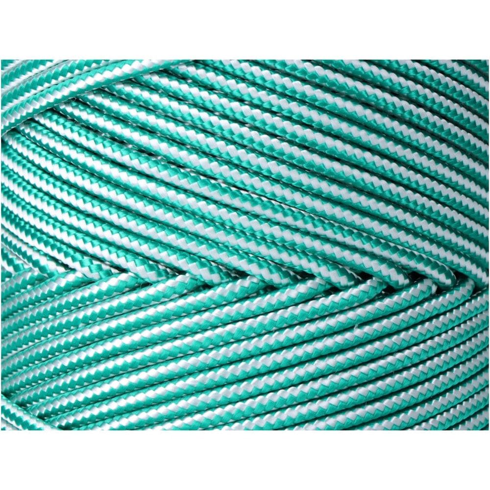 Corda trançada polipropileno verde / branca calibre 5 mm x 200 m - Image 2