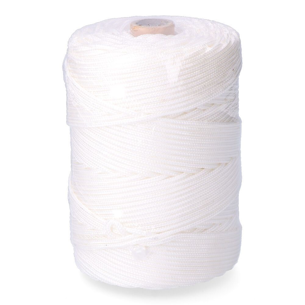 Cordão trançado de polipropileno para calha, branco, calibre 3 mm x 200 m - Image 3