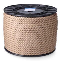 Corda de juta natural de 3 peças calibre 14 mm x 100 m