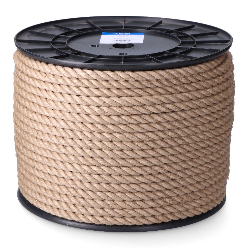 Corda de juta natural de 3 peças calibre 14 mm x 100 m