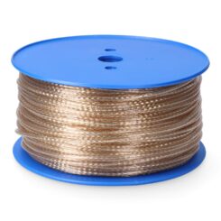 Cabo de aço revestido de PVC dourado, bitola 4 mm x 175 m
