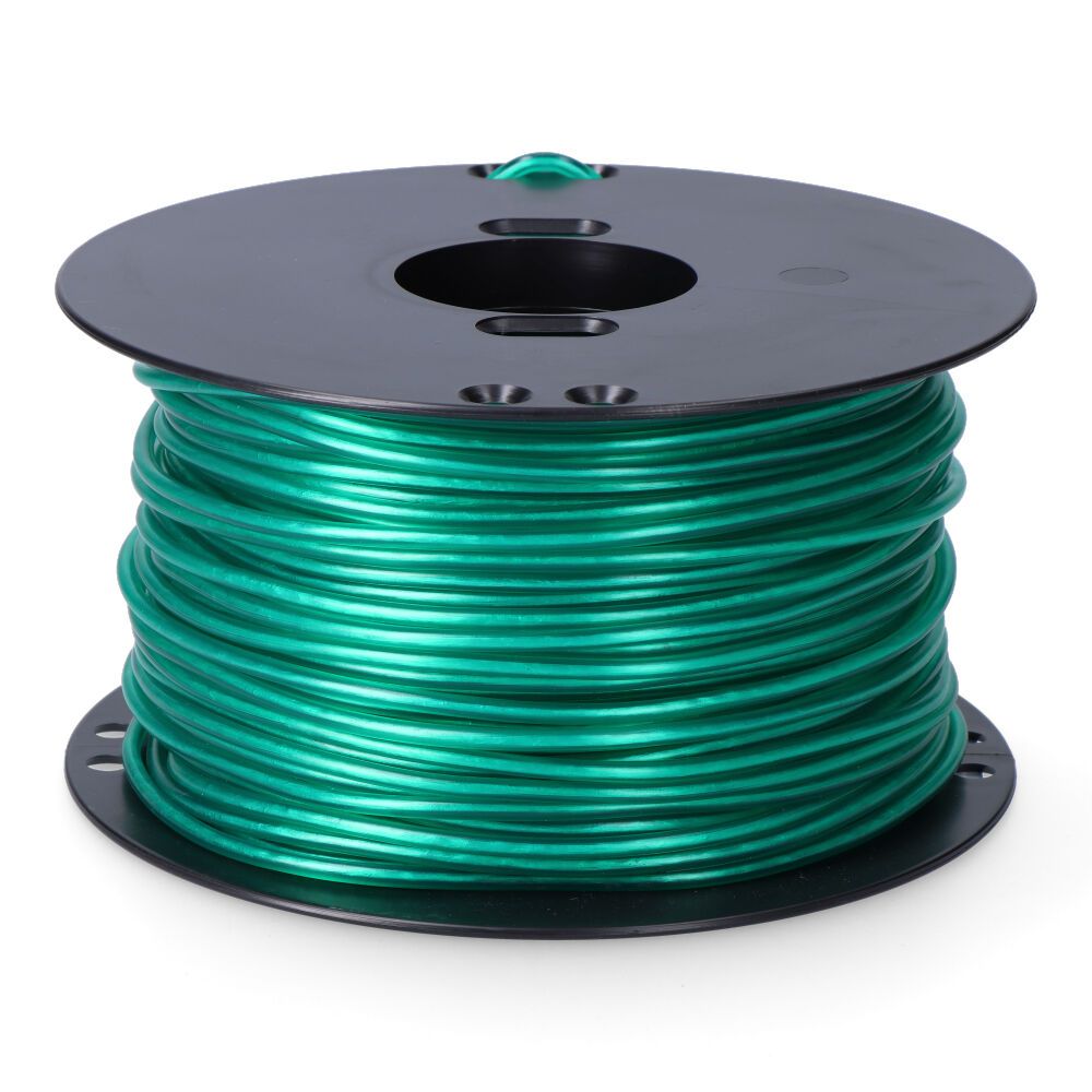 Corda multifilamentação revestido em PVC verde, calibre 5 mm x 100 m