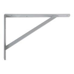 Esquadro de  aço cinza  (S) 9806 25 x 20 cm