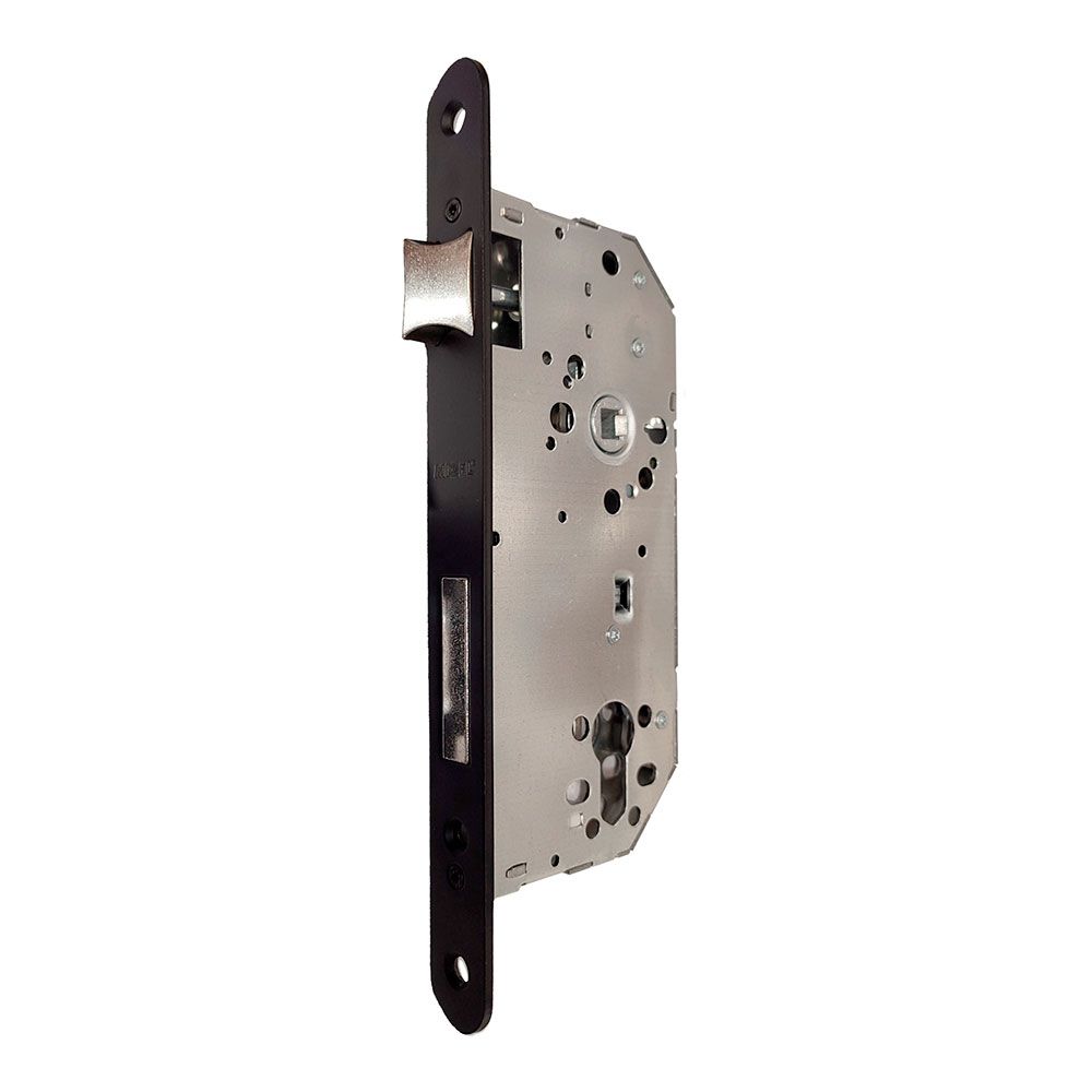 Fechadura de embutir C/R CRE06 50/85 mm acabamento preto