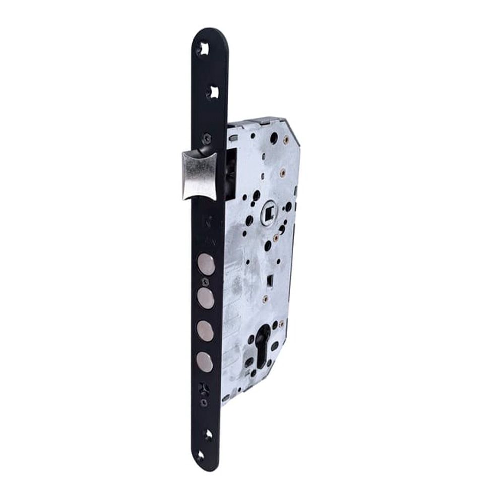 Fechadura de embutir C/R CRE07 50/85 mm acabamento preto