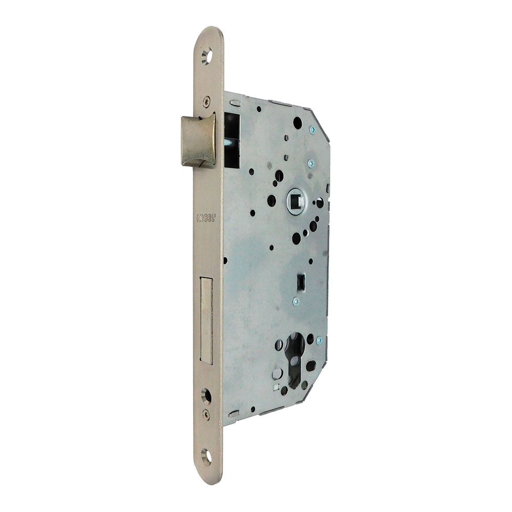 Fechadura de encaixe c/r cre06 60/85 mm níquel acetinado
