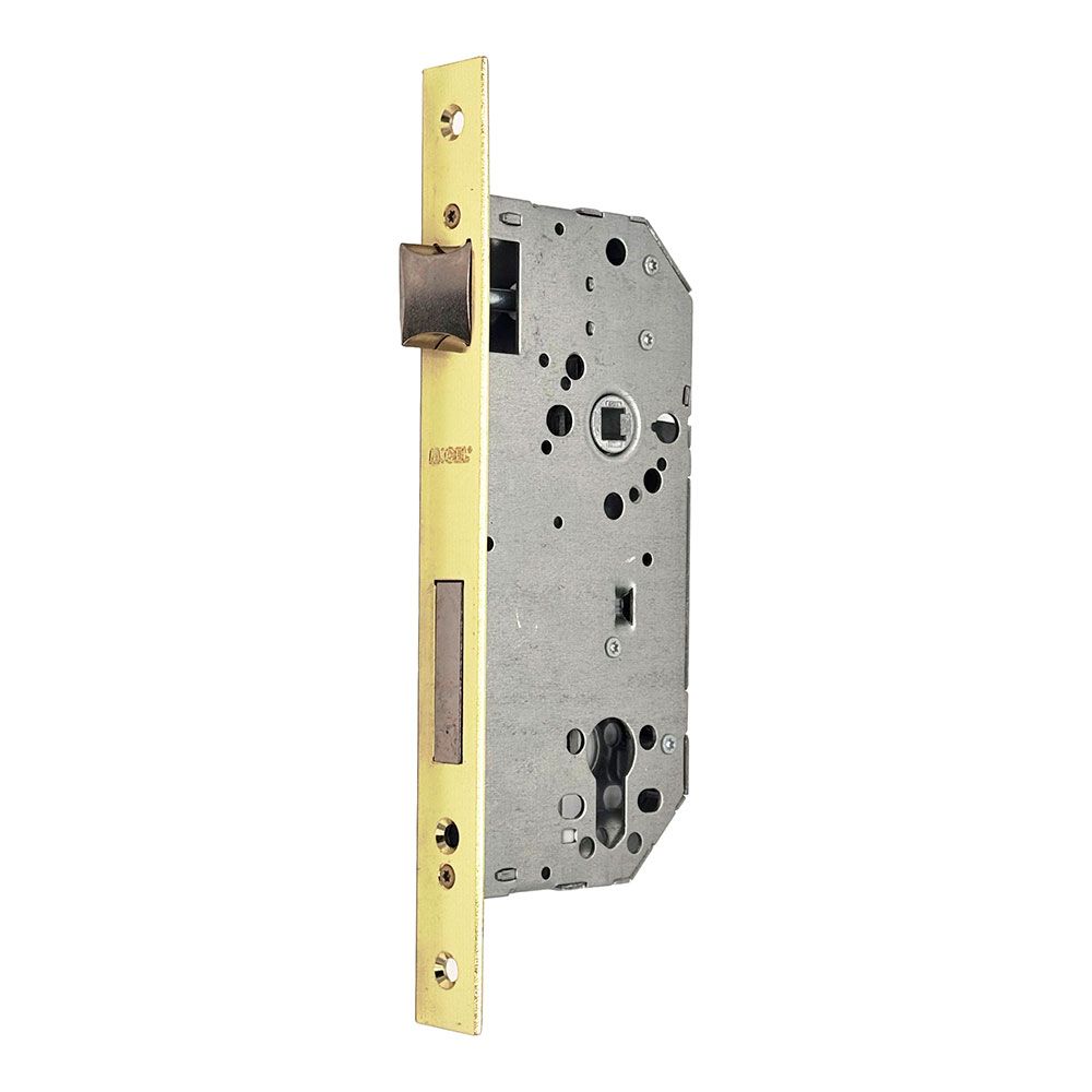 Fechadura de encaixe c/c cre12 50/85 mm latão