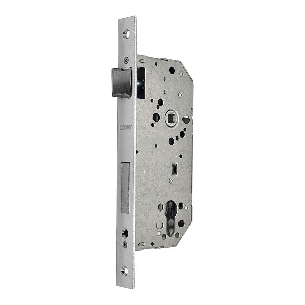 Cerradura embutir c/c cre12 50/85 mm níquel satinado
