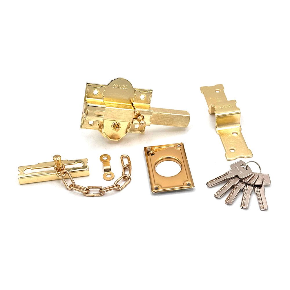 Trinco de sobreposição CRR10 86B/50mm latão acetinado - Image 2