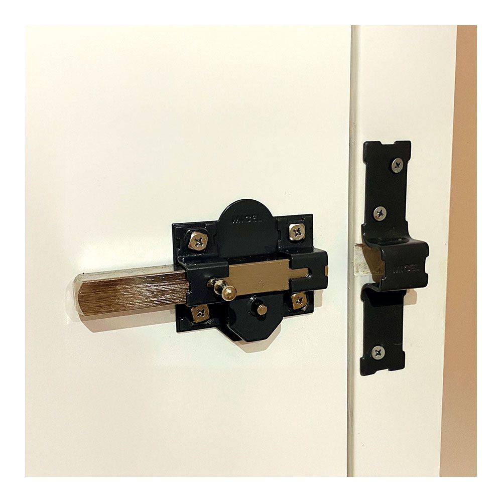 Trinco de sobreposição CRR10 86B/50 mm pintado em cinzento - Image 3