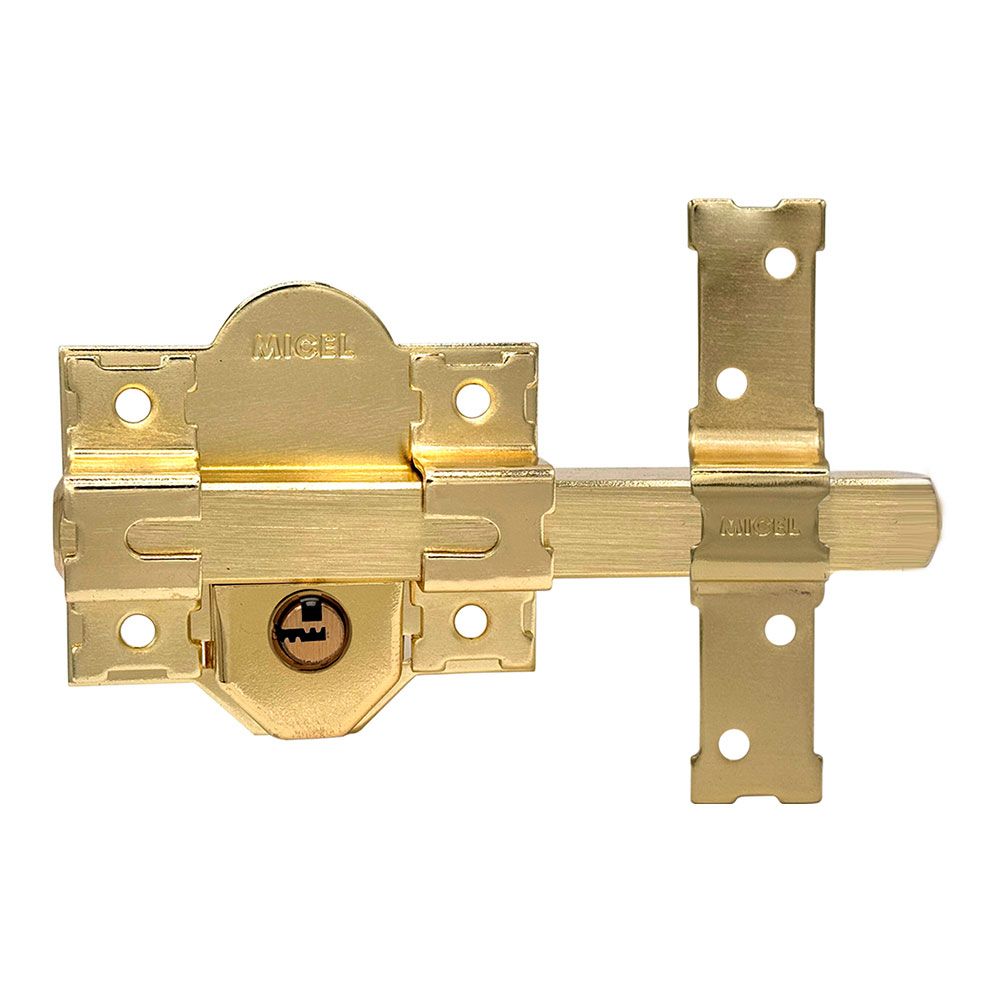 Trinco de sobreposição CRR11 86L/50mm latão acetinado