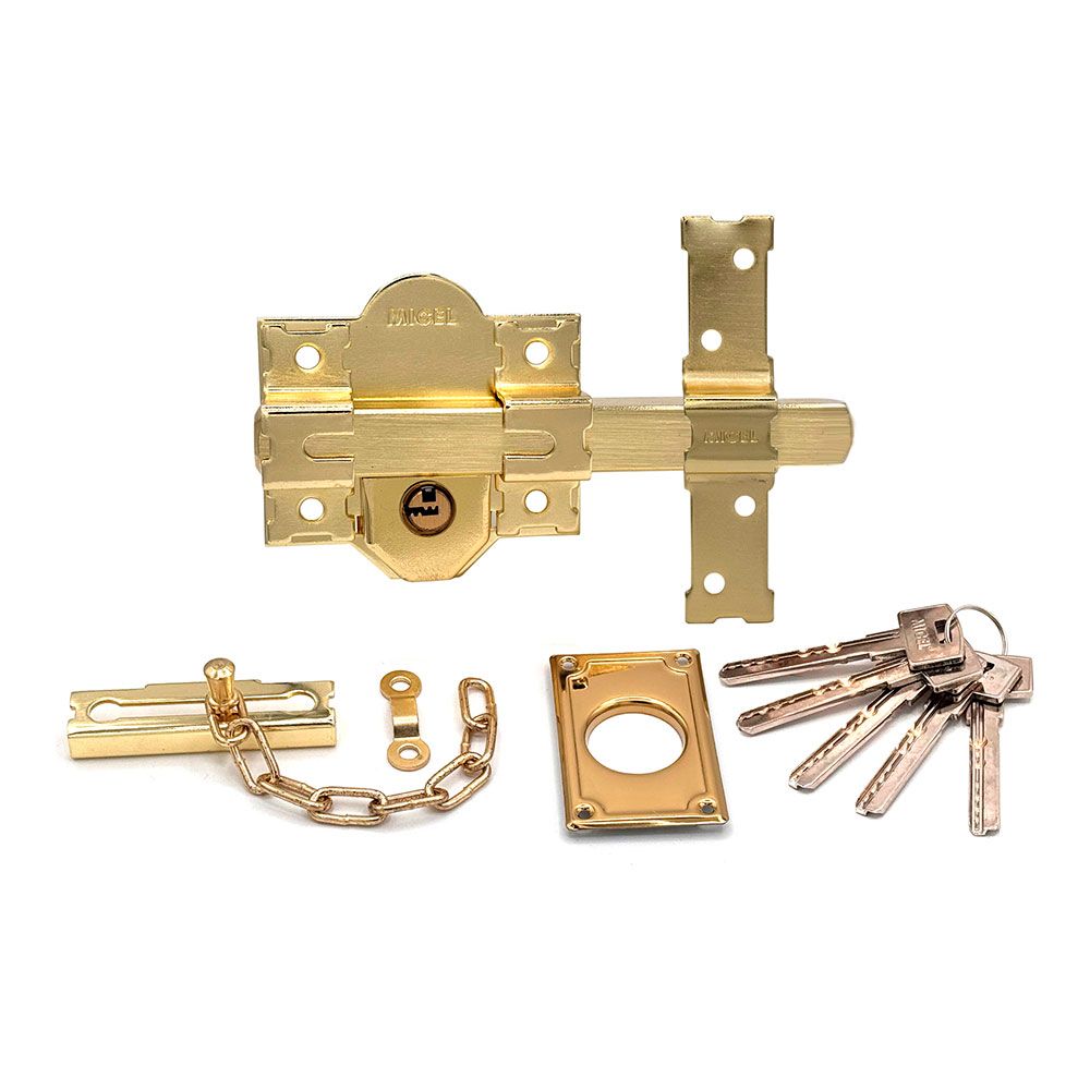 Trinco de sobreposição CRR11 86L/50mm latão acetinado - Image 2