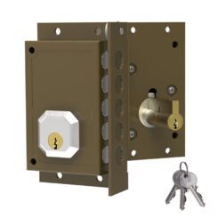Fechadura de sobrepor direita com pucchador C9222 DR C-C9222D dorcas