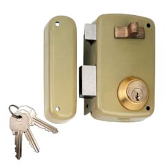 Fechadura de sobreposição com cilindro  5056A entrada 70mm, à esquerda 95056AHE70I lince