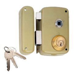Fechadura de sobreposição com cilindro 5056B entrada 70mm, à esquerda 95056BHE70I lince
