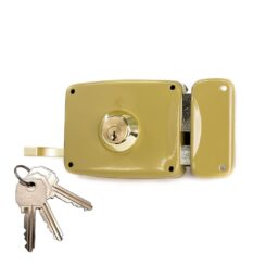 Fechadura de aplicar com cilindro 5125A, entrada 120mm, mão direita, 95125AHE12D Lince