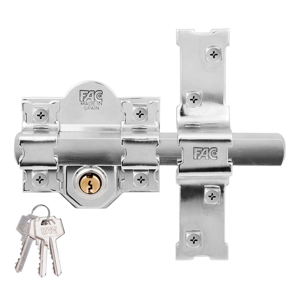 Ferrolho 301-L/80 niquel F01108 FAC