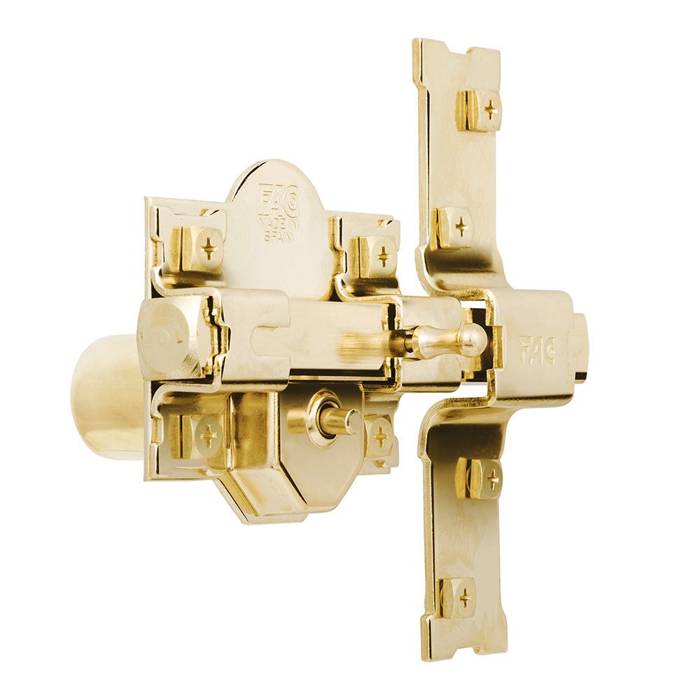 Ferrolho 301-RP/80 dourado F01115 FAC - Image 2
