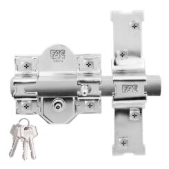 Ferrolho 301-R/80 B-70mm niquel F01513 FAC